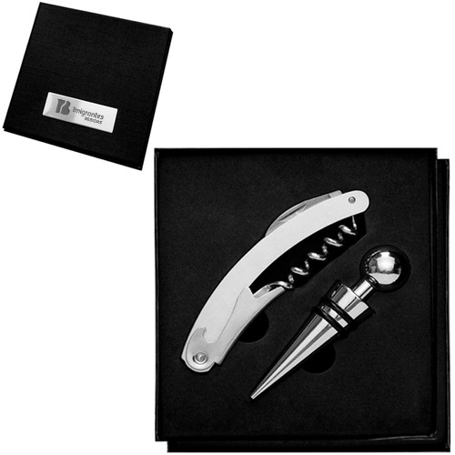 Kit Vinho Simple Wine com 2 Peças e Estojo