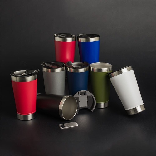 Line Open 500ml Copo Inox com Abridor