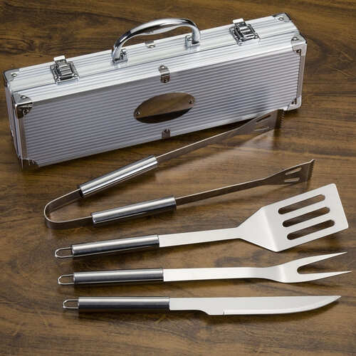 Maleta Prime Chef Churrasco 4 Peças