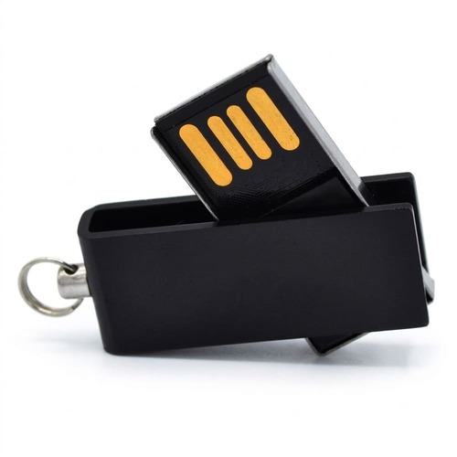 Mini Pen Drive Color Fly Giratório de Metal