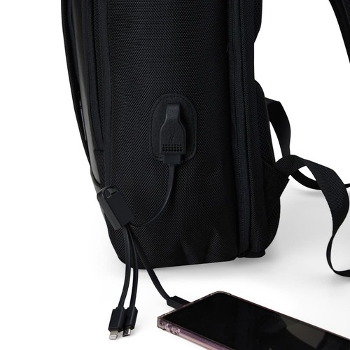 Mochila Cosmo com Bolso Antifurto e USB