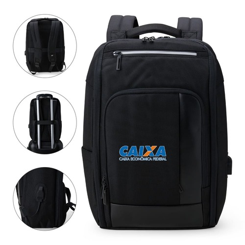 Mochila Cosmo com Bolso Antifurto e USB