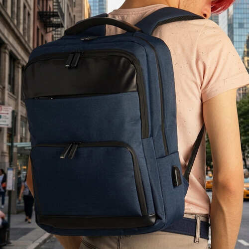 Mochila Couro Poli 23 litros