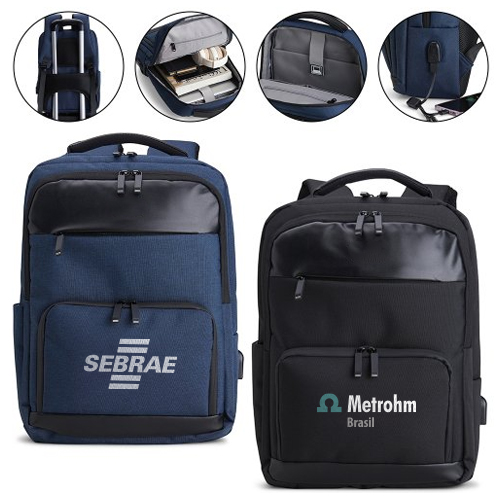 Mochila Couro Poli 23 litros