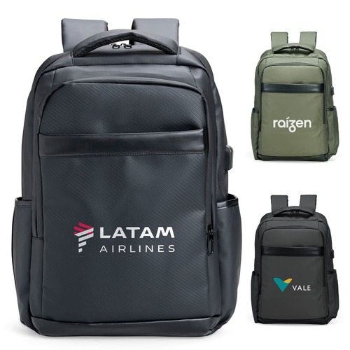 Mochila Couro Sintético Gary 26L