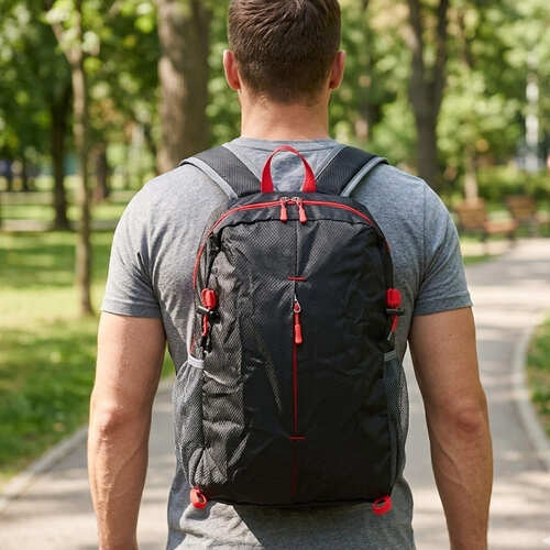 Mochila Dobrável 16L em Poliéster Impermeável