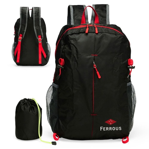 Mochila Dobrável 16L em Poliéster Impermeável