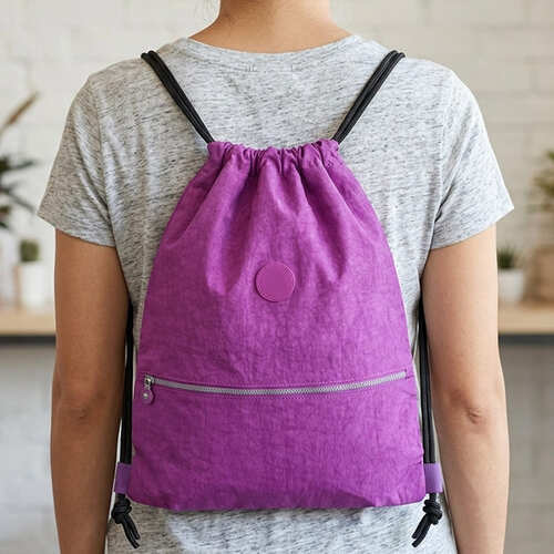 Mochila Saco Nylon Impermeável Pocket Voyager