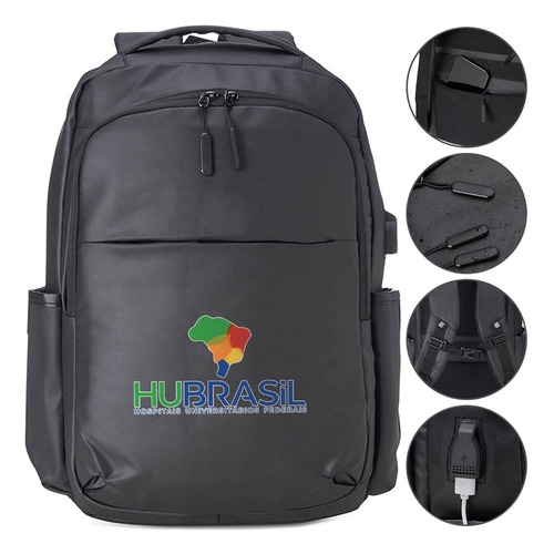 Mochila Tech Pinnacle USB Antifurto