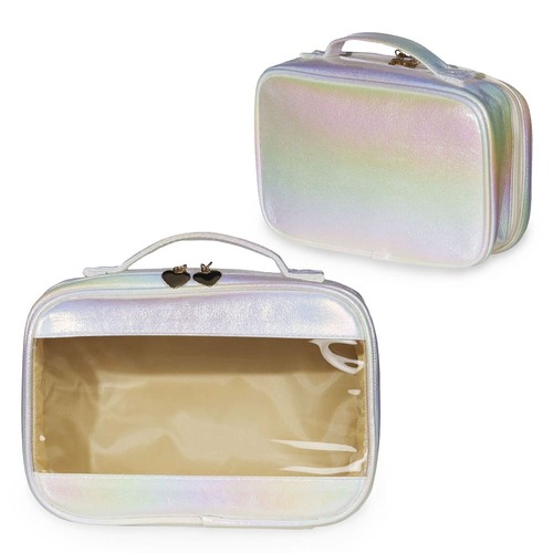 Nécessaire Jade PVC Holográfica Impermeável