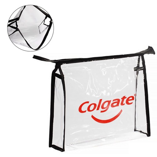 Nécessaire Thalita Transparente com Alça em Nylon