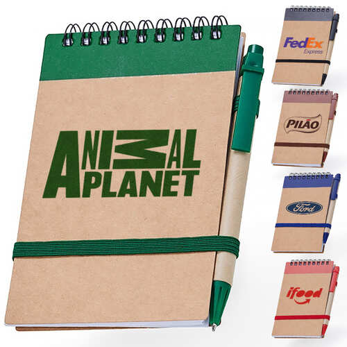 Notepad e Caneta NaturWrite Kraft