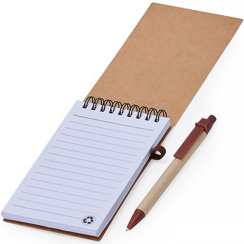 Notepad e Caneta NaturWrite Kraft