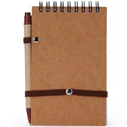 Notepad e Caneta NaturWrite Kraft