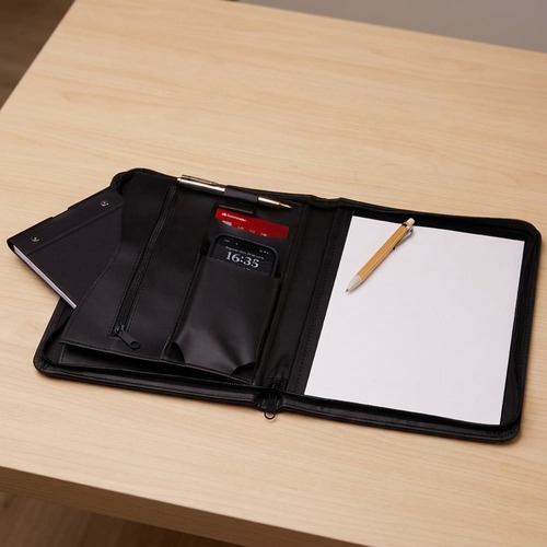Pasta Conv com Bolso para Celular