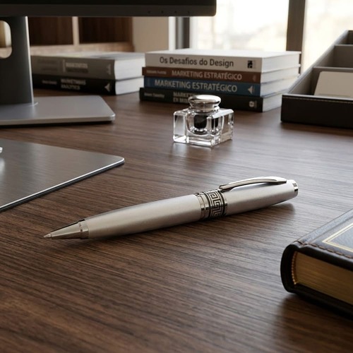 Pattern Ring Pen Heavy