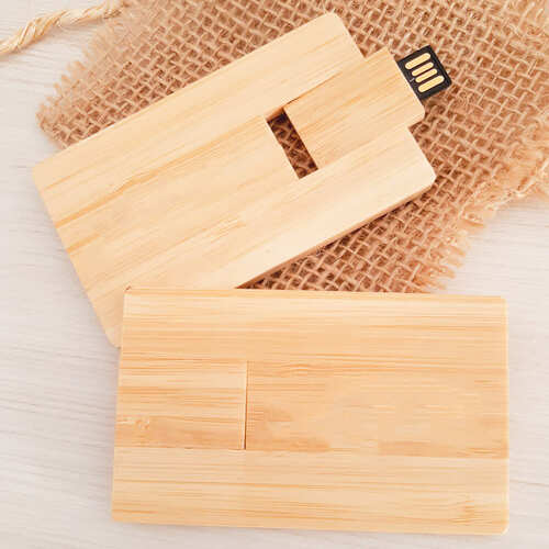 Pen Card Florest de Bambu Ecológico 4GB