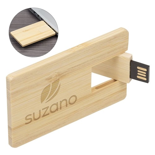 Pen Card Florest de Bambu Ecológico 4GB