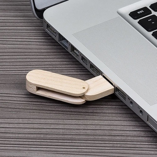 Pen Drive Atlântica Eco Gira Bambu 4GB