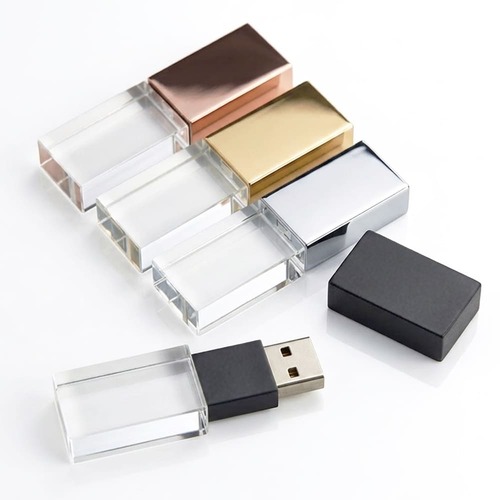 Pen Drive Crystal 4GB Vidro