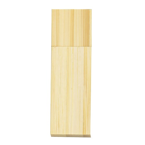 Pen Drive de Bambu Retangular 4GB