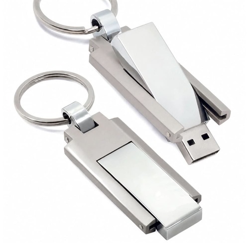 Pen Drive Hard Metal com Chaveiro 4GB