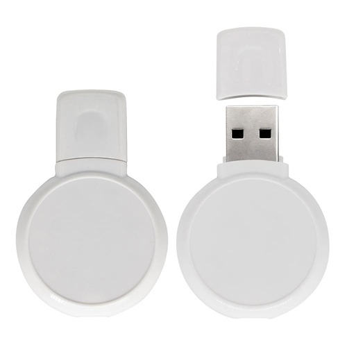 Pen Drive Redondo de Plástico 4GB