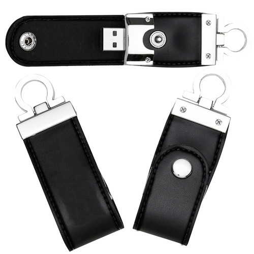 Pen Drive Shark Couro Sintético 4GB