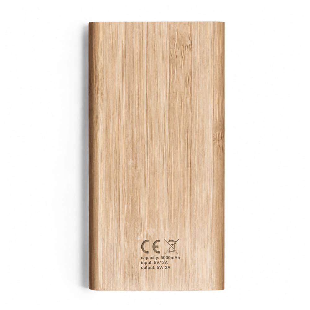 Power Bank Ciclo em Bambu com Carga por Indução