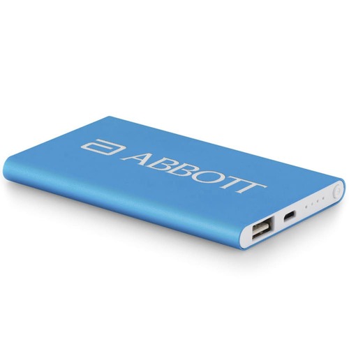 Power Bank Slim Cetim em Alumínio Reciclado