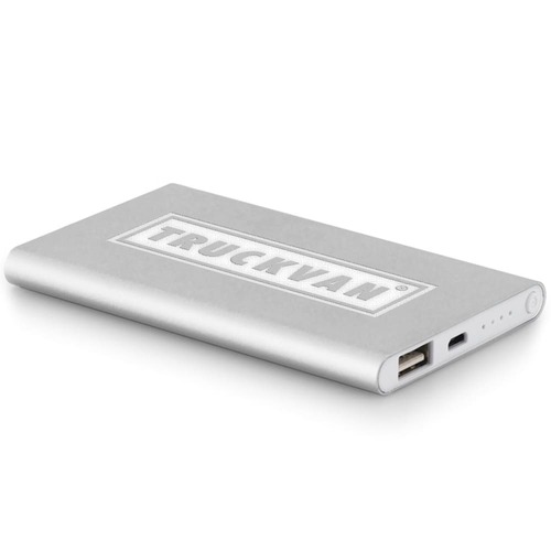 Power Bank Slim Cetim em Alumínio Reciclado