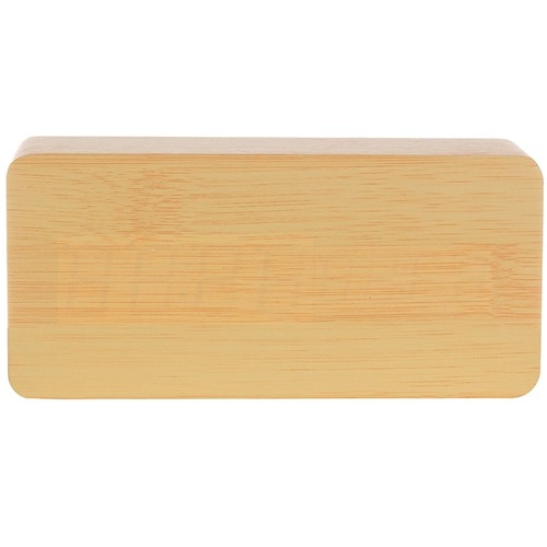 Relógio Display LED Wood Bis