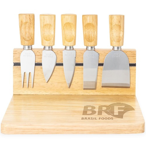 Smart Cheese de 6 Peças em Bambu