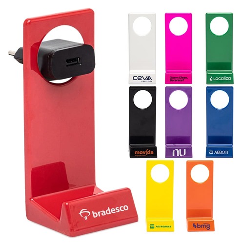 Suporte para Celular Escora de Parede e Mesa